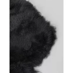 Teppiche-KARE Design Lammfell Heidi Schwarz 85X60