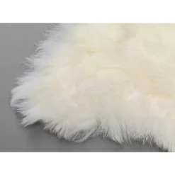 Teppiche-KARE Design Lammfell Heidi Weis 85X65Cm