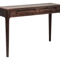 Tische-KARE Design Laptop Schreibtisch Brooklyn Walnut 110X40Cm