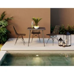 Kerzenständer & Laternen-KARE Design Laterne Giardino Schwarz Gold (4/Set)