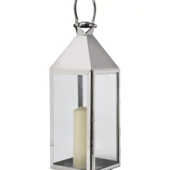 Kerzenständer & Laternen-KARE Design Laterne Giardino Silver (4/Set)