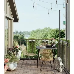 Kerzenständer & Laternen-KARE Design Laterne Giardino Silver (4/Set)