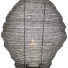 Kerzenständer & Laternen-KARE Design Laterne Mesh Schwarz O40Cm