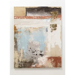 Bilder-KARE Design Leinwandbild Art Splash Blau 90X120Cm