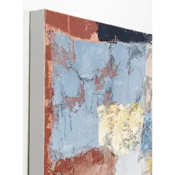 Bilder-KARE Design Leinwandbild Art Splash Orange 90X120Cm