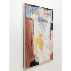 Bilder-KARE Design Leinwandbild Art Splash Orange 90X120Cm