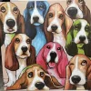 Bilder-KARE Design Leinwandbild Doggy Eye`S 100X100Cm