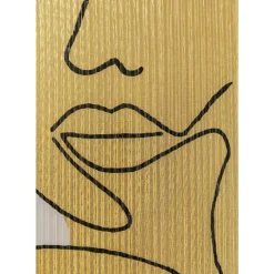 Bilder-KARE Design Leinwandbild Faces 70X100Cm