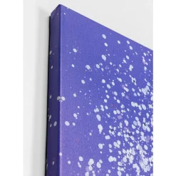 Bilder-KARE Design Leinwandbild Flower Boat Lila Weis 120X160Cm