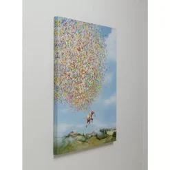 Bilder-KARE Design Leinwandbild Flying Elephant In Day 120X160Cm