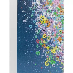 Bilder-KARE Design Leinwandbild Flying Elephant At Night 80X100Cm