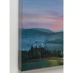 Bilder-KARE Design Leinwandbild Flying Elephant At Night 80X100Cm