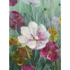 Bilder-KARE Design Leinwandbild Pastell Flowers 120X120Cm