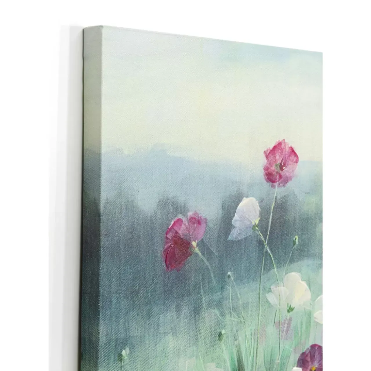 Bilder-KARE Design Leinwandbild Pastell Flowers 120X120Cm