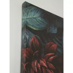 Bilder-KARE Design Leinwandbild Tiger In Flower 90X140Cm