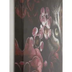 Bilder-KARE Design Leinwandbild Tiger In Flower 90X140Cm