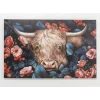 Bilder-KARE Design Leinwandbild Yak In Flower 140X90Cm