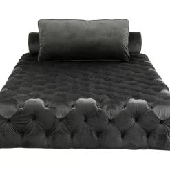 Sofas & Couches-KARE Design Liege Bottone Velvet Grau