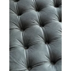 Sofas & Couches-KARE Design Liege Bottone Velvet Grau