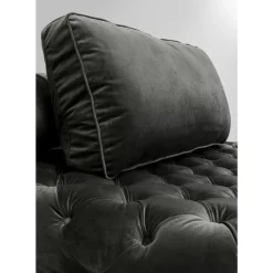 Sofas & Couches-KARE Design Liege Bottone Velvet Grau