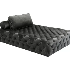 Sofas & Couches-KARE Design Liege Bottone Velvet Grau