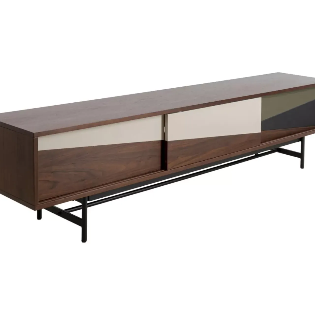 Kommoden & Sideboards-KARE Design Lowboard Lamello Colore 210X50Cm
