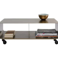 Kommoden & Sideboards-KARE Design Lowboard Lounge M Mobil Bronze 90X30Cm