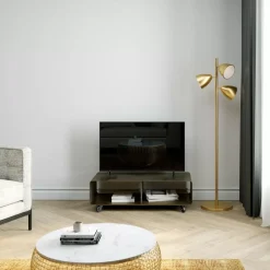 Kommoden & Sideboards-KARE Design Lowboard Lounge M Mobil Bronze 90X30Cm