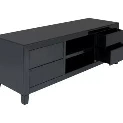 Kommoden & Sideboards-KARE Design Lowboard Luxury Push Grau 140X50Cm