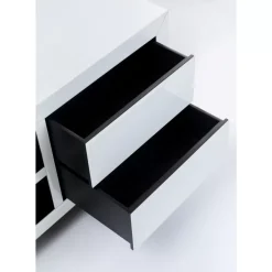 Kommoden & Sideboards-KARE Design Lowboard Luxury Push Weiss 140X50Cm