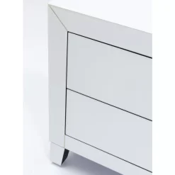 Kommoden & Sideboards-KARE Design Lowboard Luxury Push Weiss 140X50Cm
