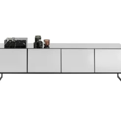 Kommoden & Sideboards-KARE Design Lowboard Soran Schwarz 180X40Cm