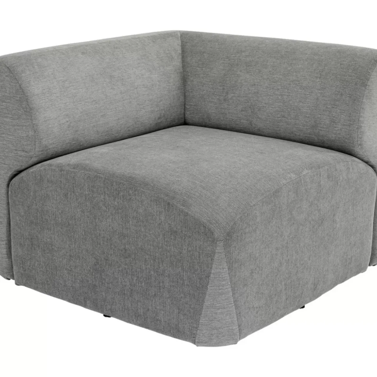 Sofas & Couches-KARE Design Lucca Ecke Elements Grau 86Cm