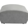Sofas & Couches-KARE Design Lucca Hocker Grau 76Cm