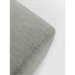 Sofas & Couches-KARE Design Lucca Hocker Grau 76Cm