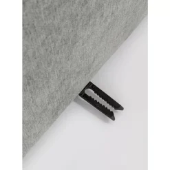 Sofas & Couches-KARE Design Lucca Hocker Grau 76Cm