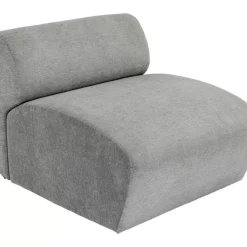 Sofas & Couches-KARE Design Lucca Mittelement Grau 76Cm