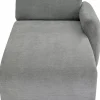 Sofas & Couches-KARE Design Lucca Ottomane Elements Grau Rechts 90Cm