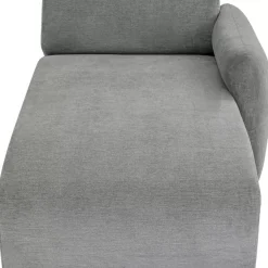 Sofas & Couches-KARE Design Lucca Ottomane Elements Grau Rechts 90Cm