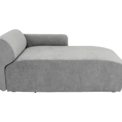 Sofas & Couches-KARE Design Lucca Ottomane Elements Grau Rechts 90Cm