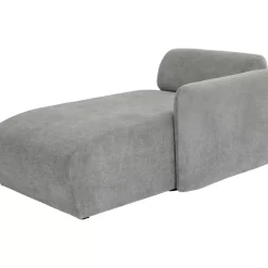 Sofas & Couches-KARE Design Lucca Ottomane Elements Grau Rechts 90Cm