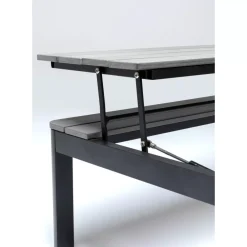 Outdoormöbel-KARE Design Multifunktions Couchtisch Holiday Schwarz