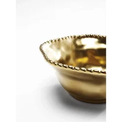 Geschirr & Tischaccessoires-KARE Design Muslischale Bell Gold O16Cm