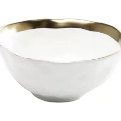 Geschirr & Tischaccessoires-KARE Design Muslischale Bell Weis O15Cm