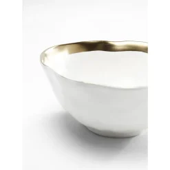 Geschirr & Tischaccessoires-KARE Design Muslischale Bell Weis O15Cm