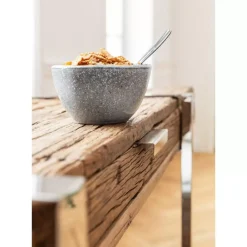 Geschirr & Tischaccessoires-KARE Design Muslischale Granit O14Cm