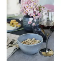 Geschirr & Tischaccessoires-KARE Design Muslischale Granit O14Cm