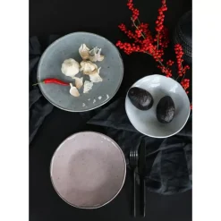 Geschirr & Tischaccessoires-KARE Design Muslischale Granit O14Cm