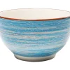 Geschirr & Tischaccessoires-KARE Design Muslischale Swirl Blau O14Cm