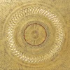 Bilder-KARE Design Objektbild Art Geometric Circle Gold 120X120Cm
